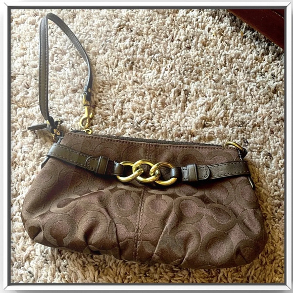 Authentic Rare Coach wristlet (Large- 8.5” Long) - Picture 2 of 10